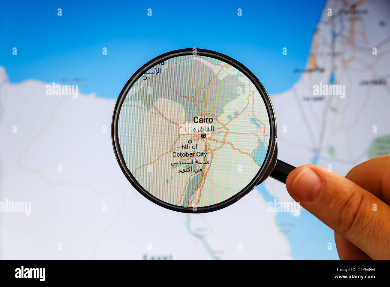 Gps map egypt hi-res stock photography and images - Alamy