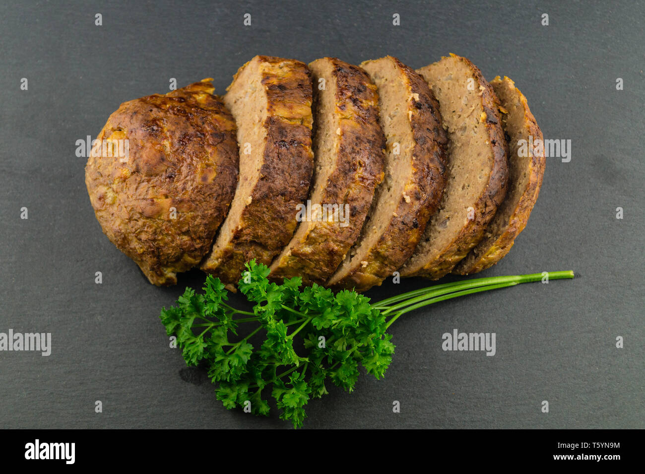Traditional german meatloaf Stock Photo Alamy