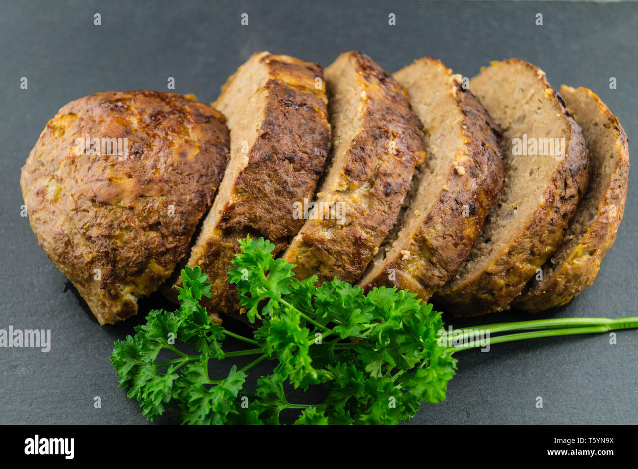Traditional german meatloaf Stock Photo Alamy