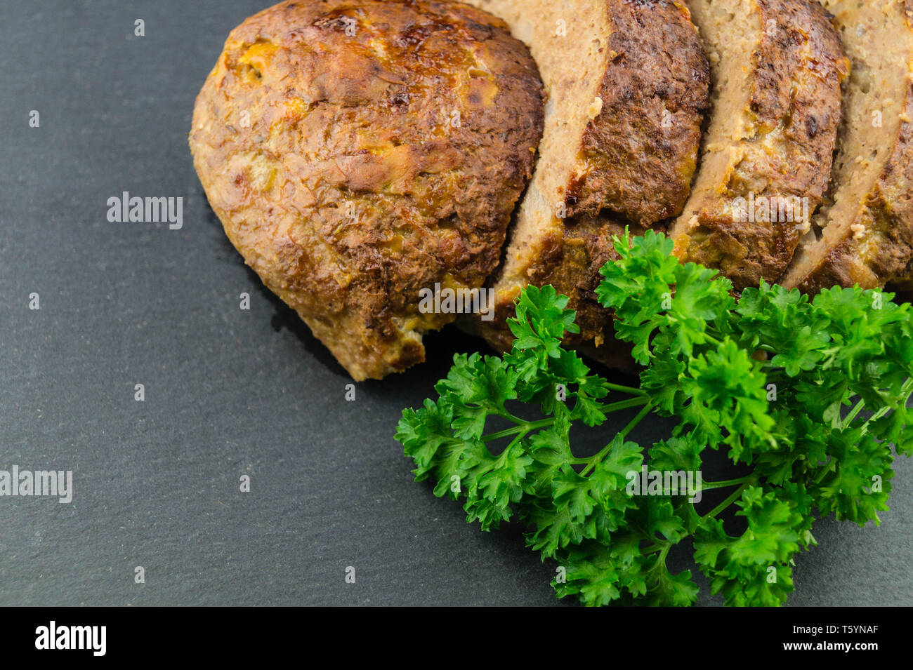 Traditional german meatloaf Stock Photo Alamy