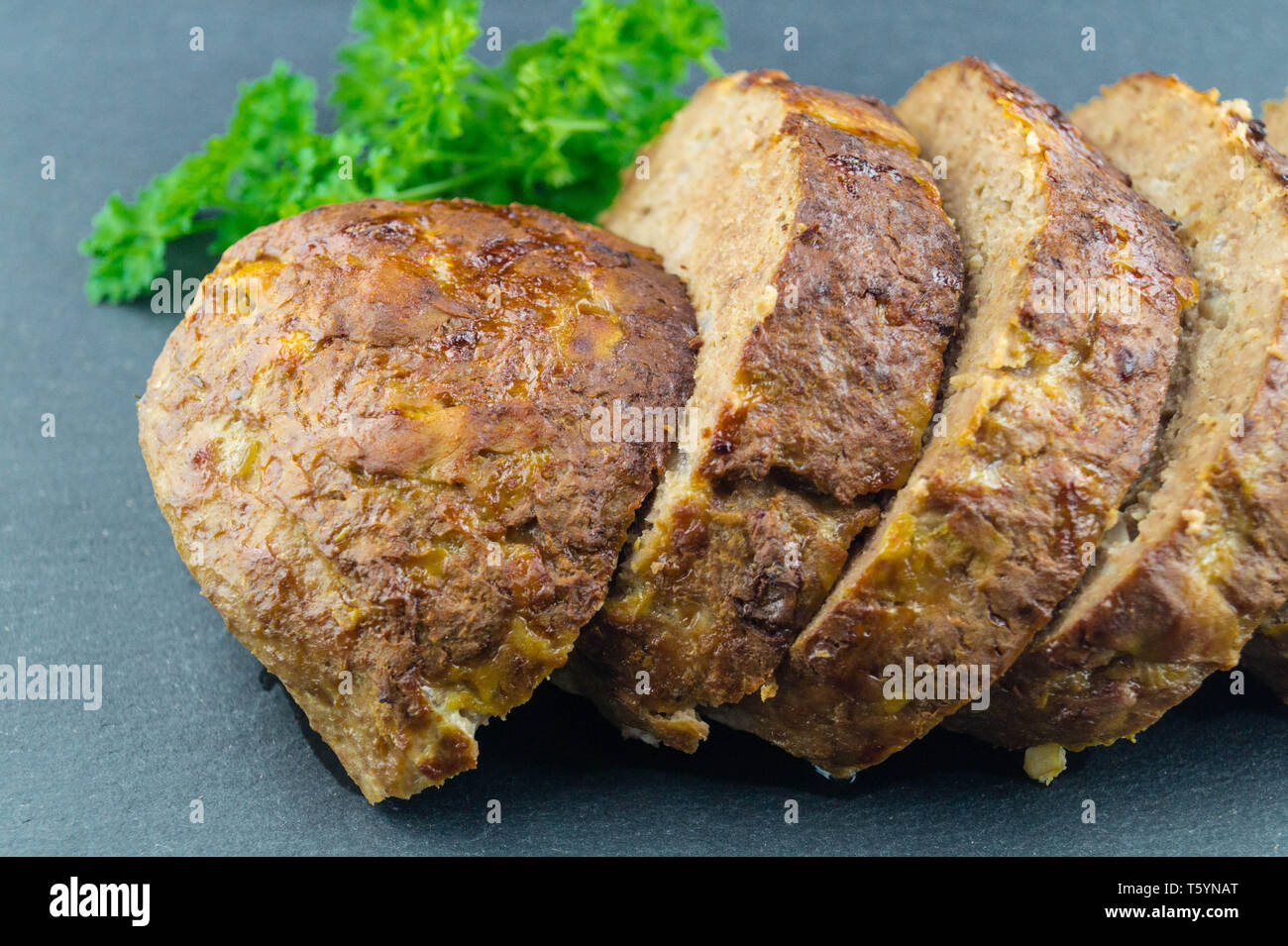 Traditional german meatloaf Stock Photo Alamy