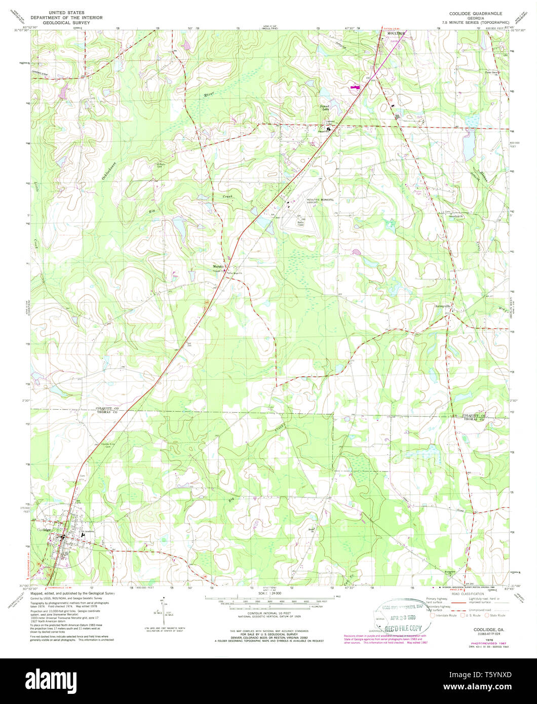 Map of coolidge Cut Out Stock Images & Pictures Alamy