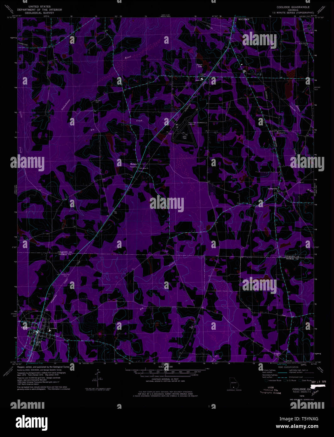Coolidge map hires stock photography and images Alamy