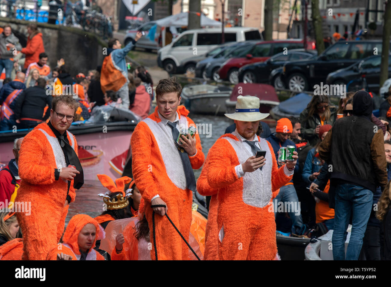 Kings Birthday Party At Amsterdam The Netherlands 2019 Stock Photo Alamy