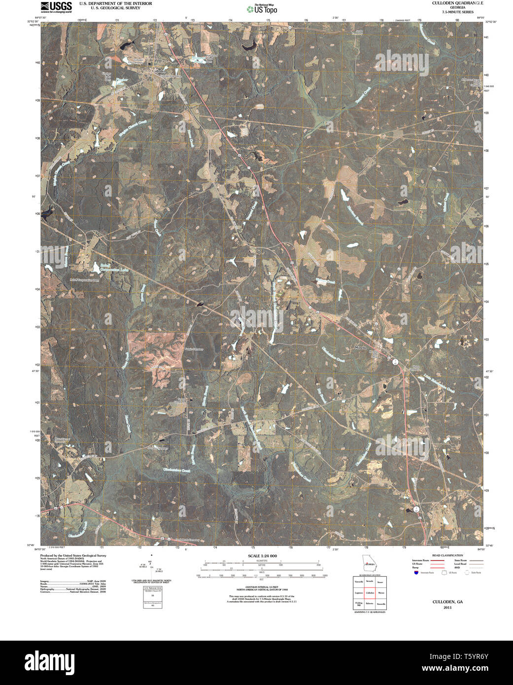 Culloden map hires stock photography and images Alamy