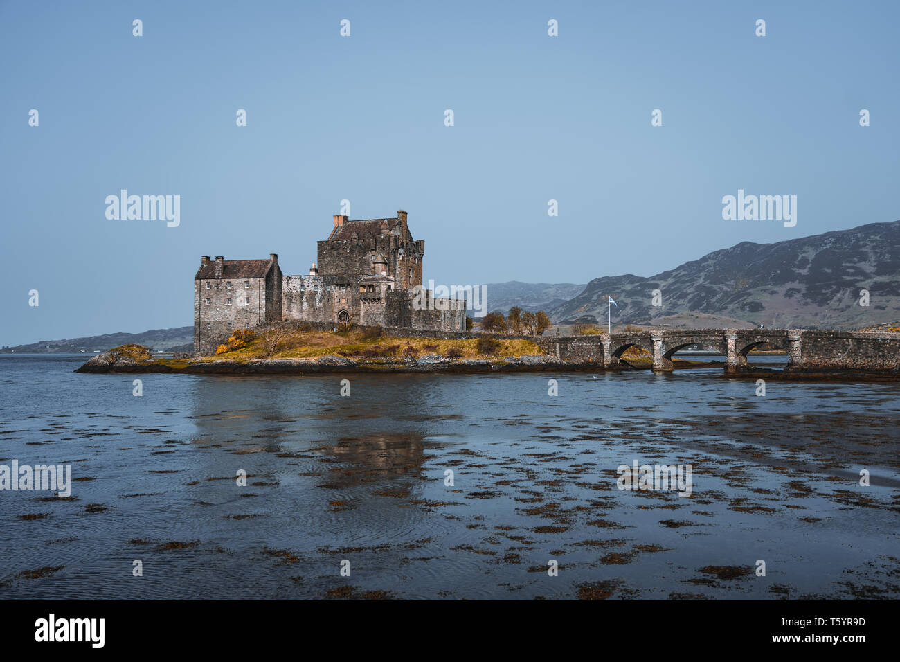 Eilean donan castle in Scotland Stock Photo