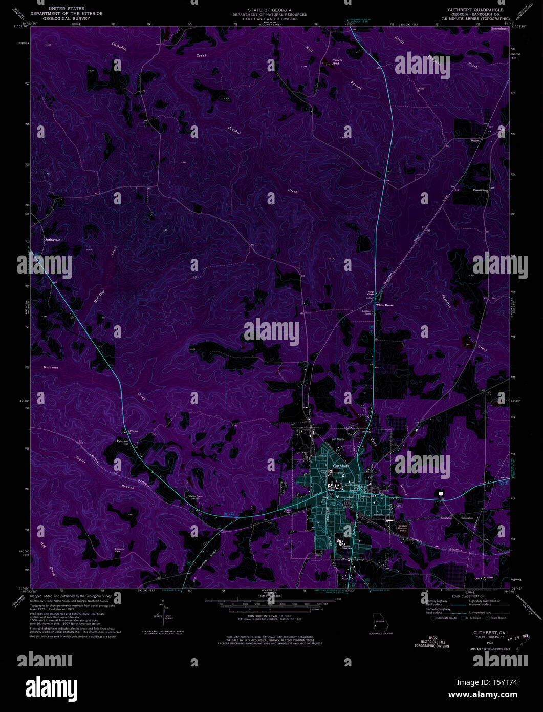 Cuthbert map hires stock photography and images Alamy
