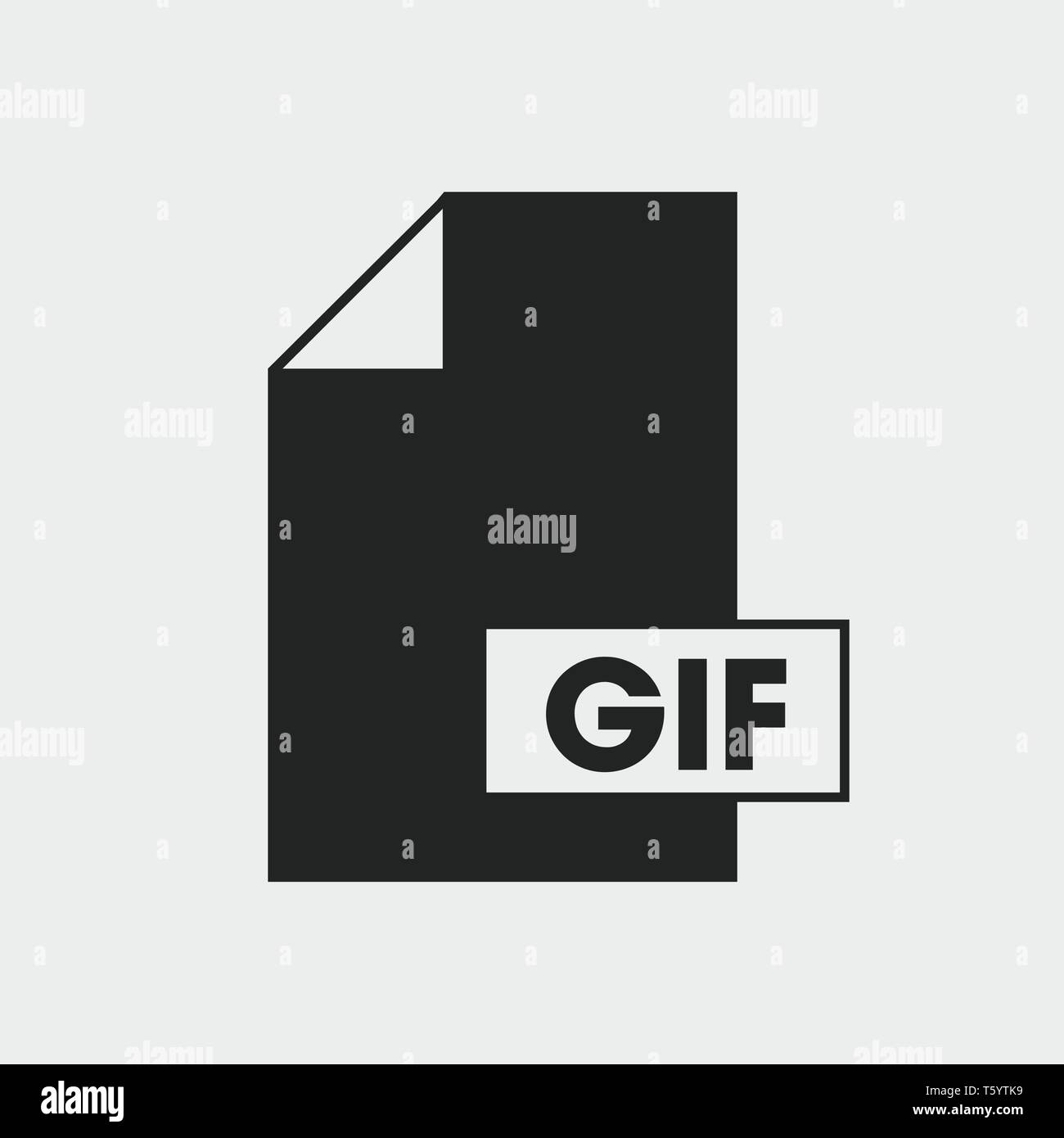 File Extension Gif Graphic Icon Stock Vector by ©iconfinder 534375036