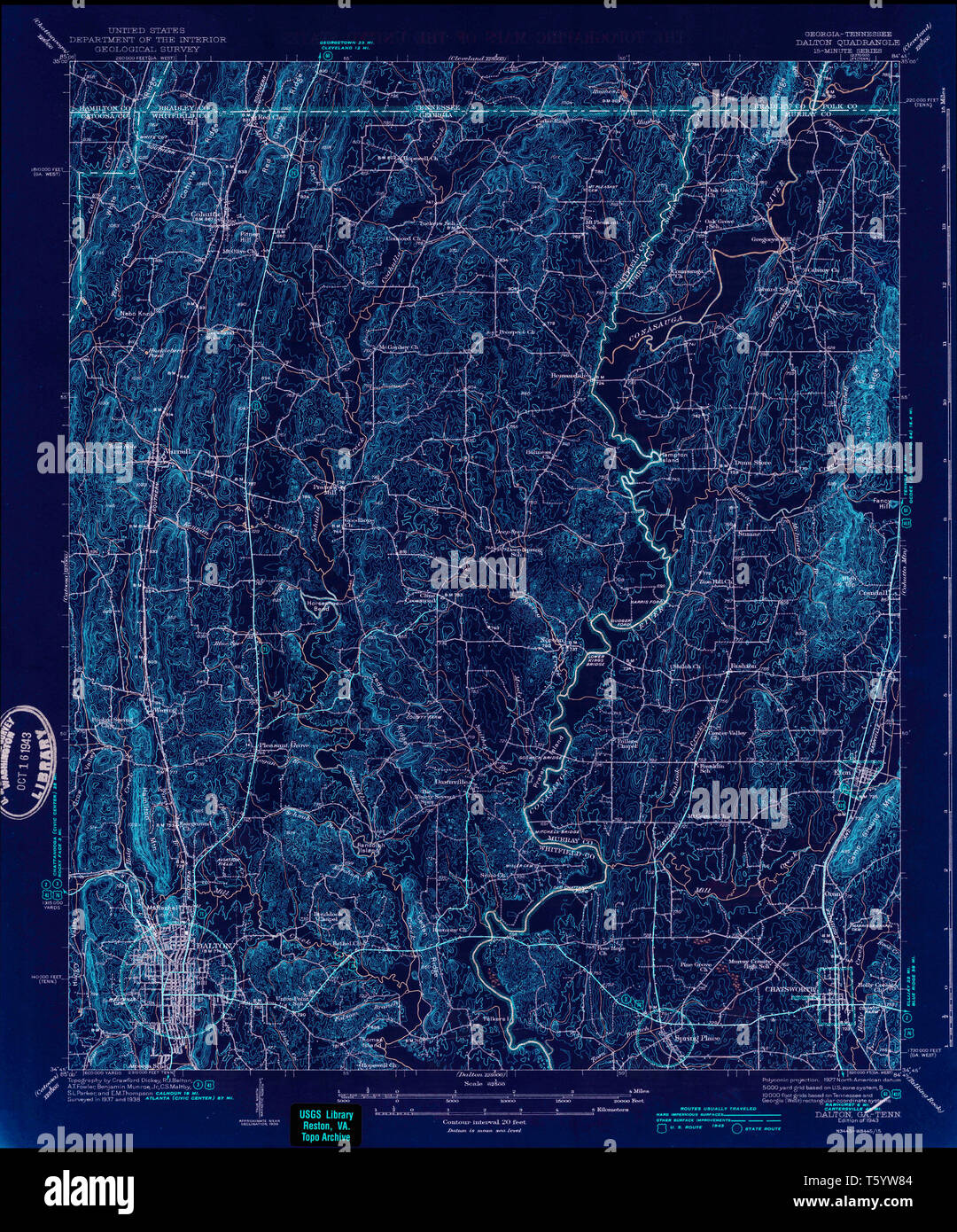 Map of dalton hires stock photography and images Alamy