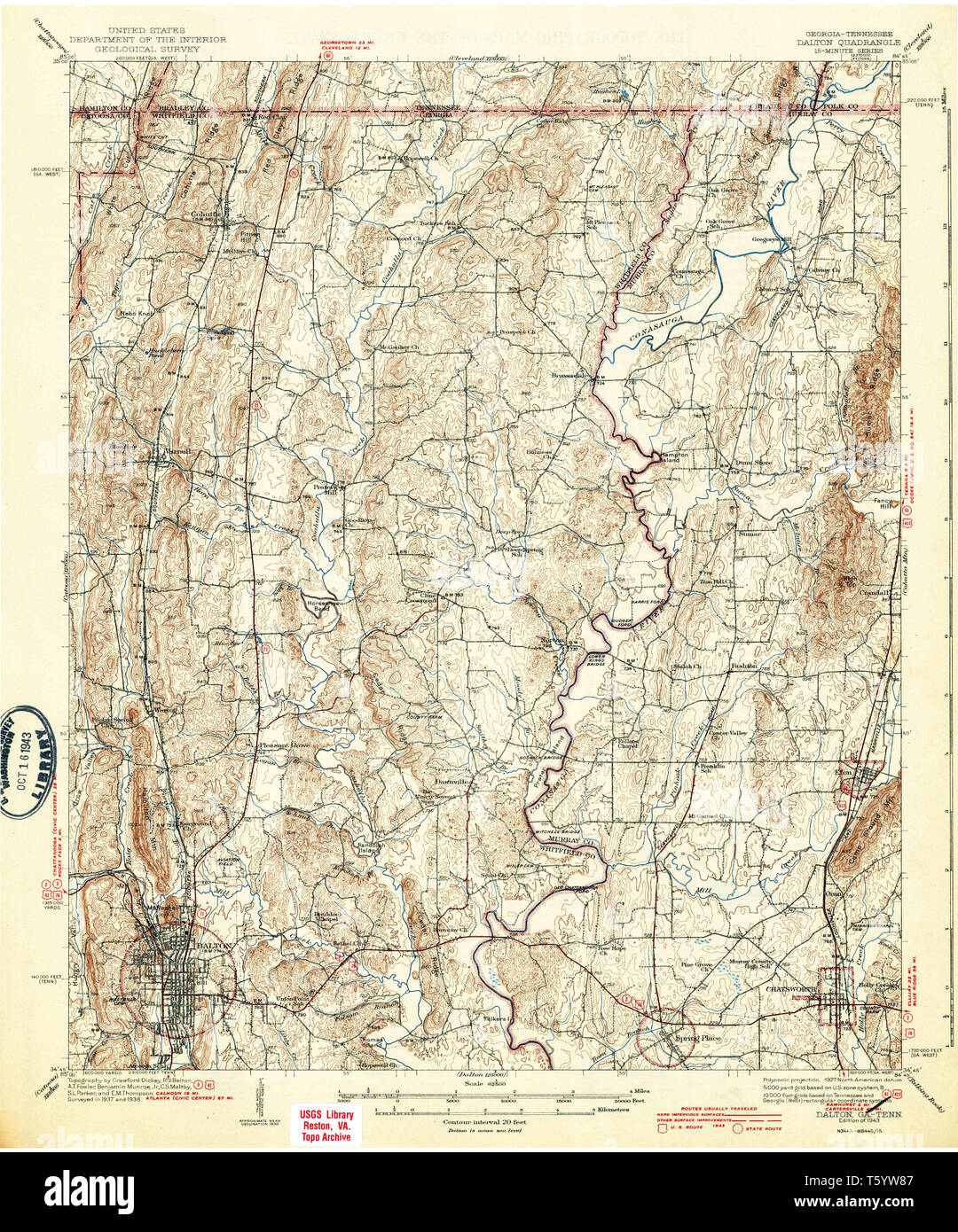 Map of dalton hires stock photography and images Alamy