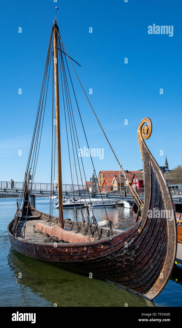 Longship Boat of the Vikings of Minnesota Editorial Stock Image