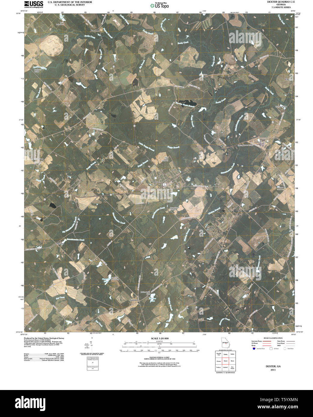 Map of dexter hires stock photography and images Alamy
