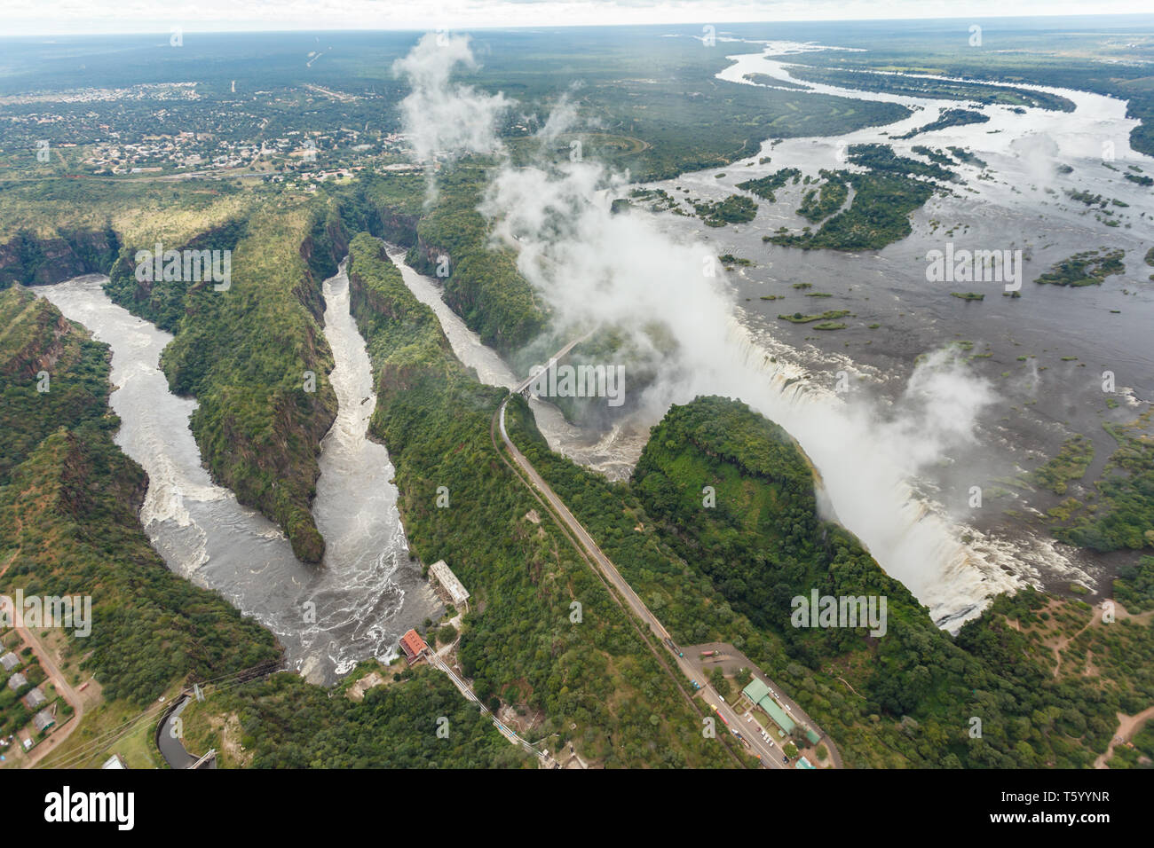 Victoria falls for electric power hires stock photography and images