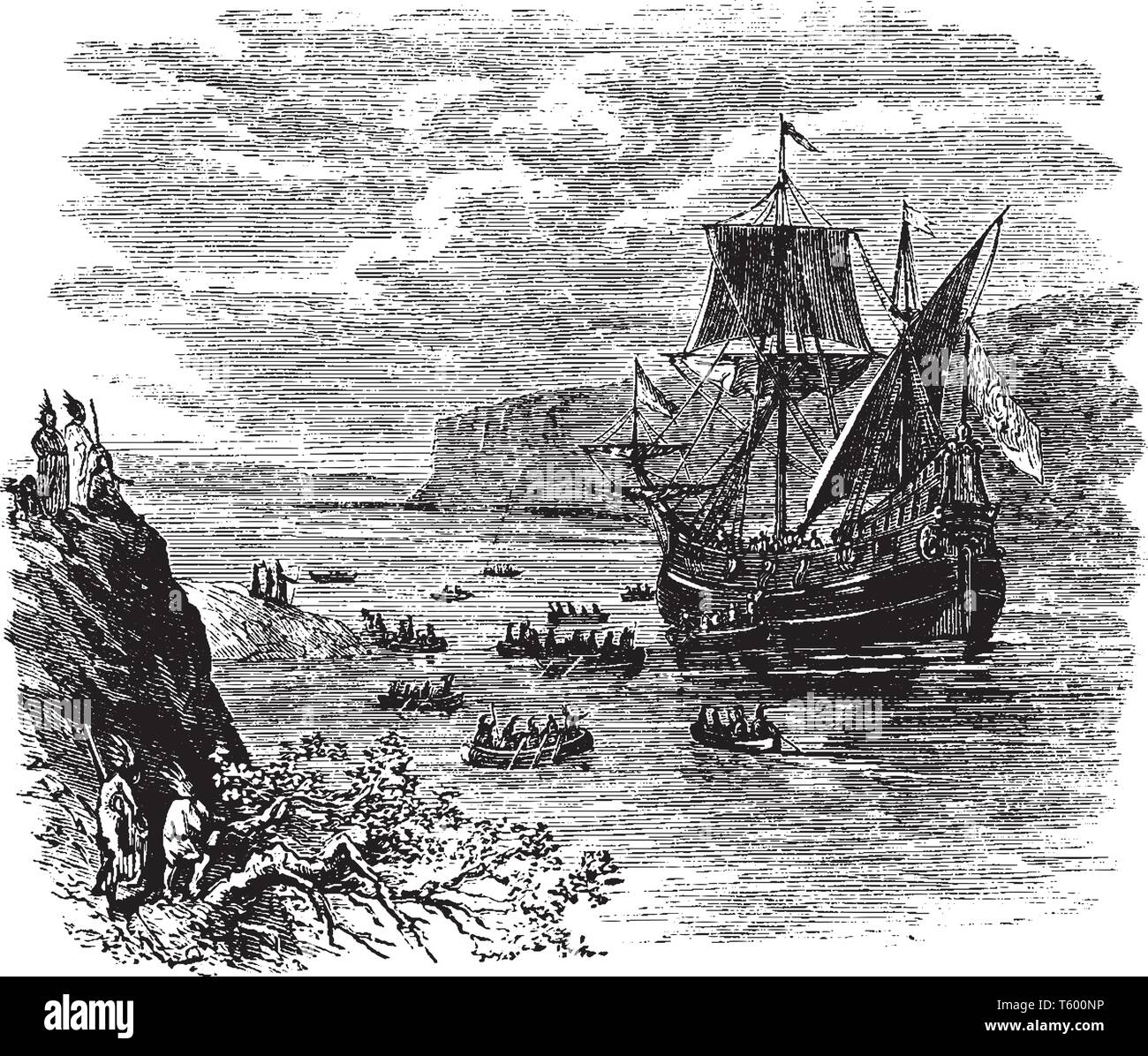 Ship of Henry Hudson who was an English sea explorer and