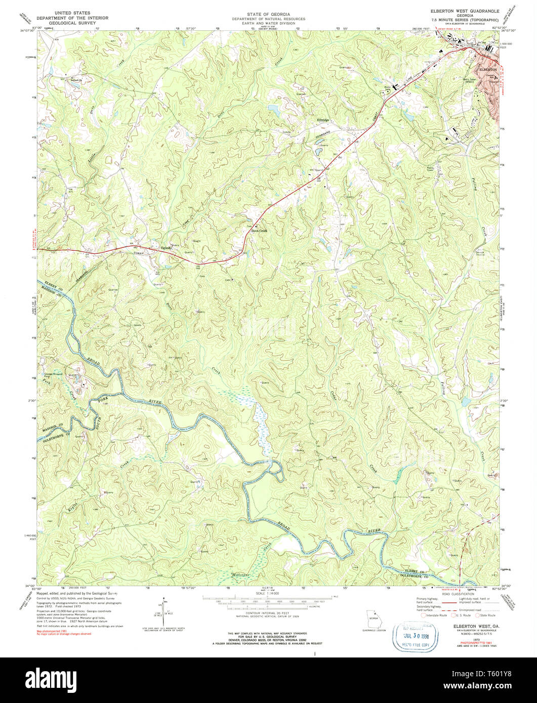 Elberton west hires stock photography and images Alamy