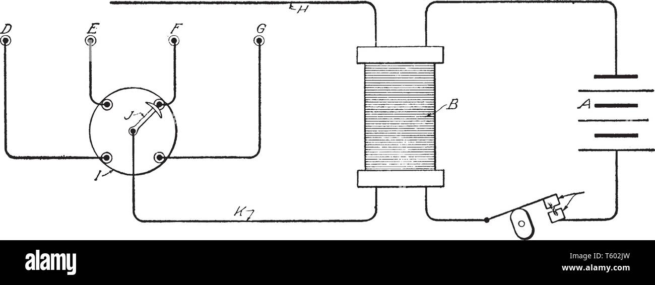 High Tension System Wiring diagram of non vibrator high tension system
