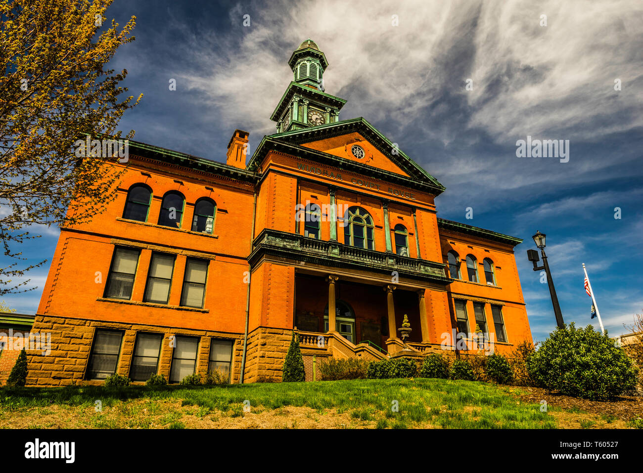 Town Hall Willimantic Main Street Historic District Windham