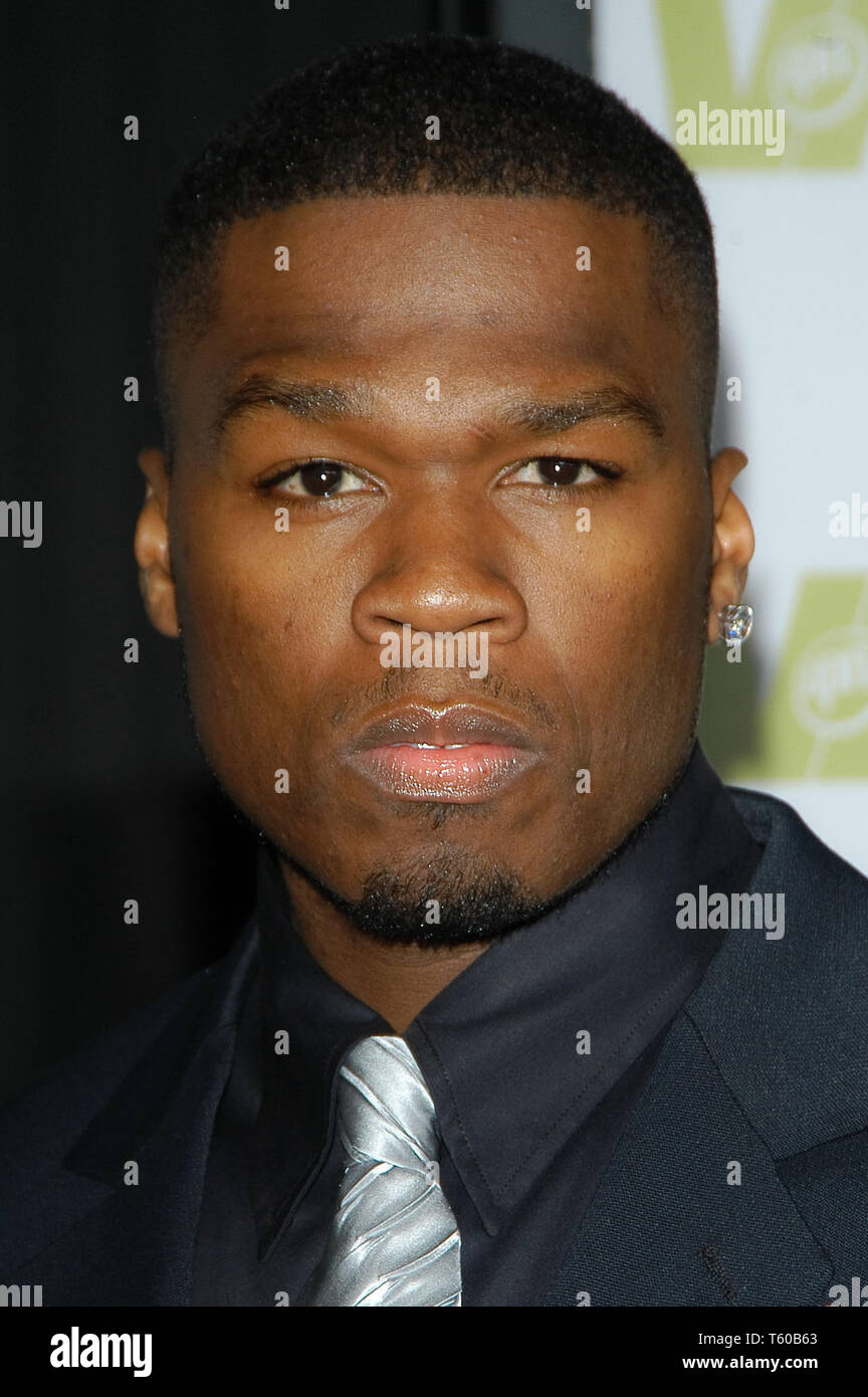 50 Cent at The 2nd Annual "Vibe Awards On UPN" Arrivals held at the