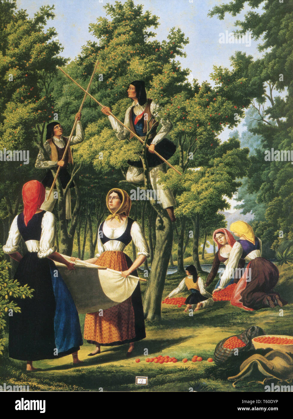 1800s italy painting hi-res stock photography and images - Alamy