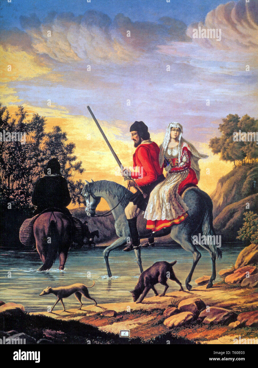 1800s italy painting hi-res stock photography and images - Alamy