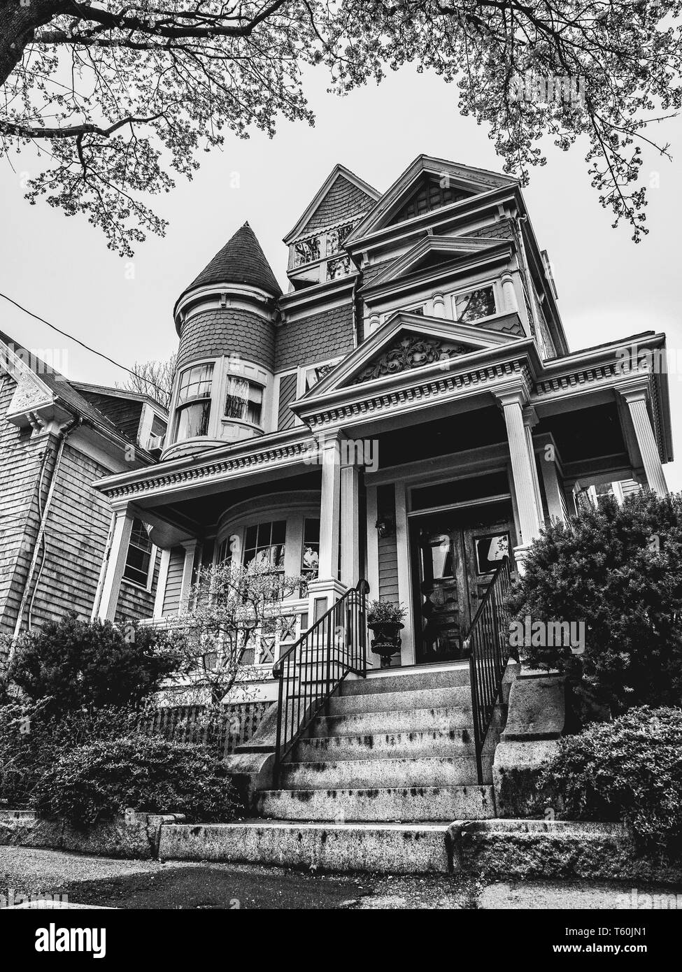 Old mansion in Salem, Massachusetts, U.S.A Stock Photo Alamy