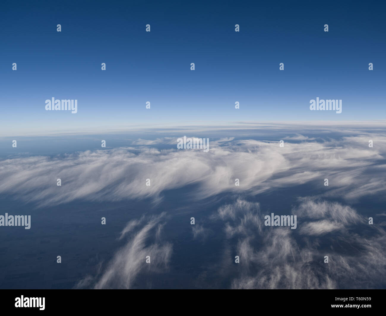 Above the clouds. Stock Photo