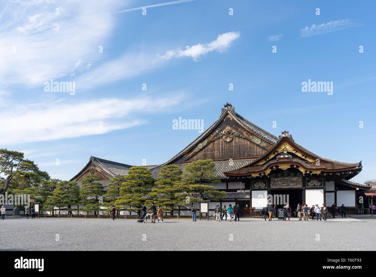 Nijō Castle, Nakagyo-ku, Kyoto, Japan. Ninomaru palace Stock Photo - Alamy