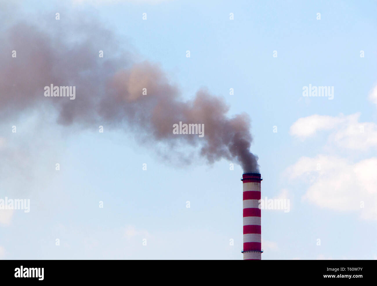 Thermo power plant Kostolac,Srbija. In 1870, the first exploitation of coal began Stock Photo