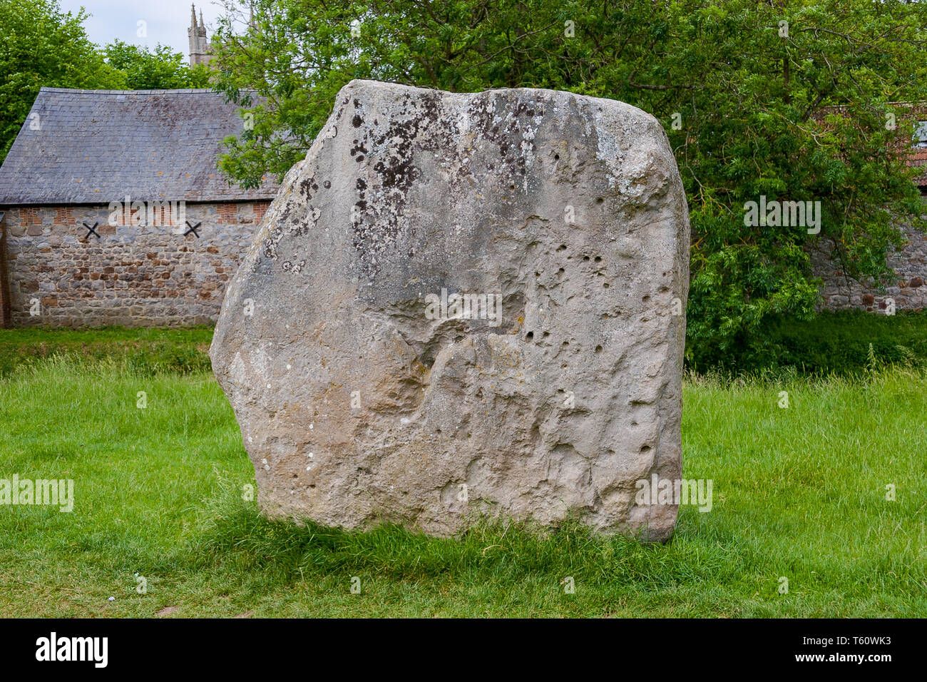 Details of stones in the Prehistoric Avebury Stone Circle, Wiltshire ...