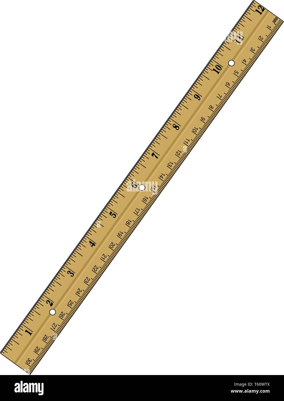 Markup for rulers. Measuring scale. Vector illustration isolated on  transparent background. Vector EPS10. Stock Vector