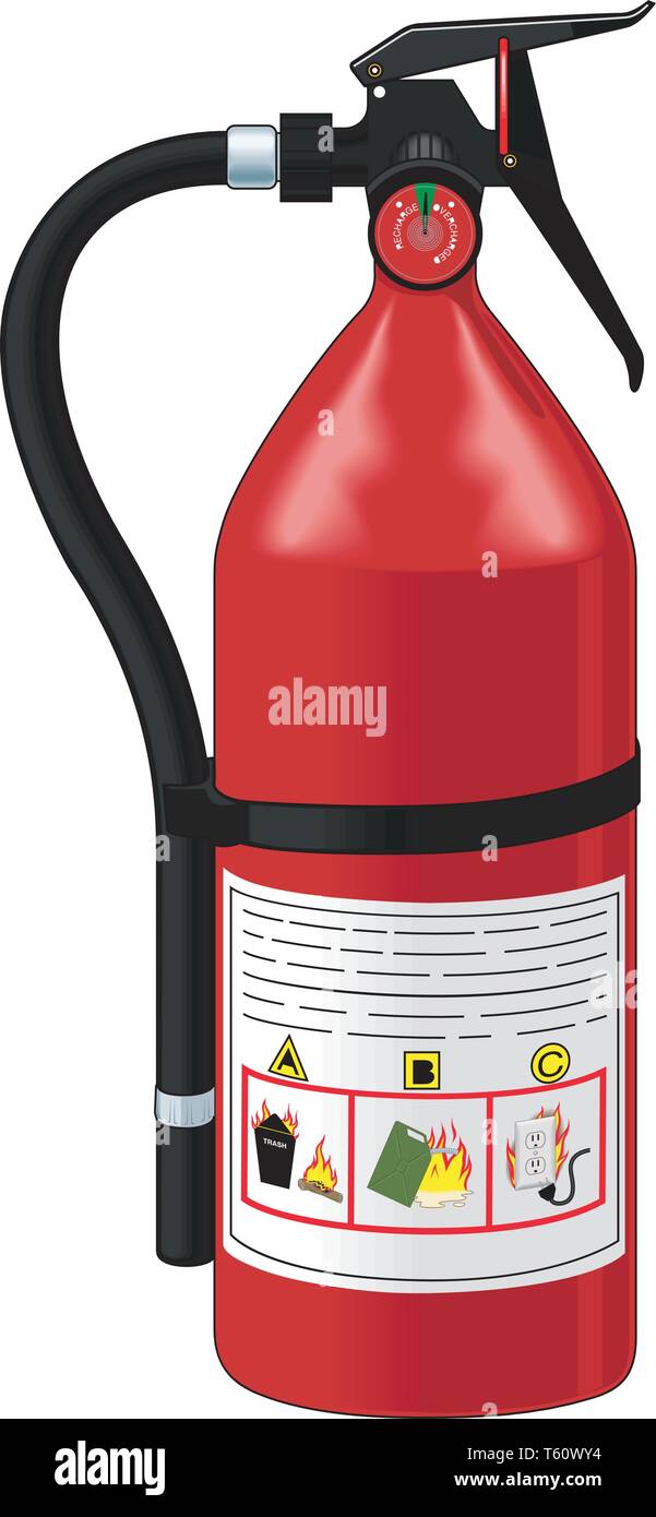 Fire Extinguisher Vector Illustration Stock Vector Image & Art - Alamy