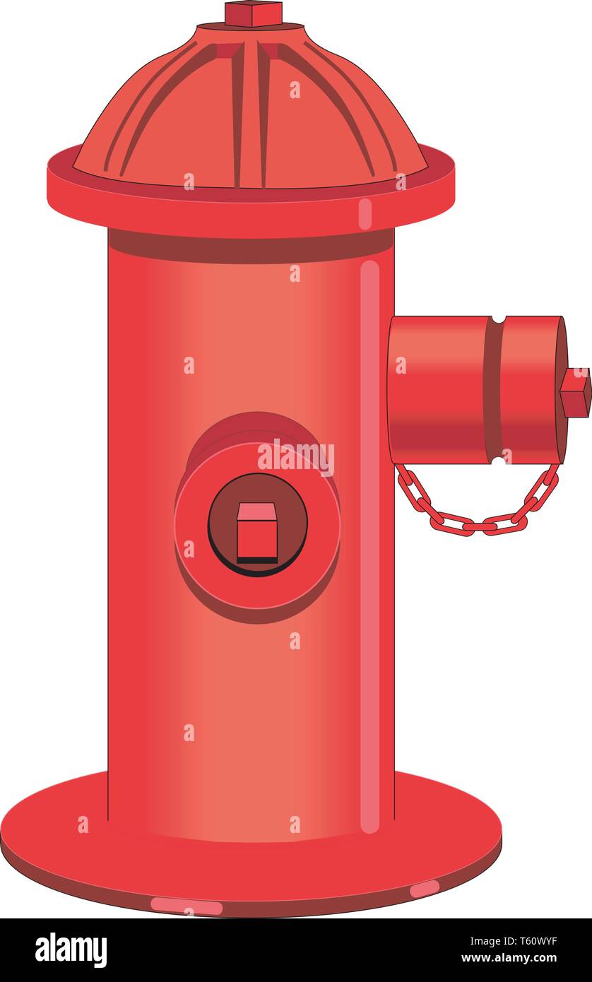 Fire Hydrant Vector Illustration Stock Vector Image & Art - Alamy