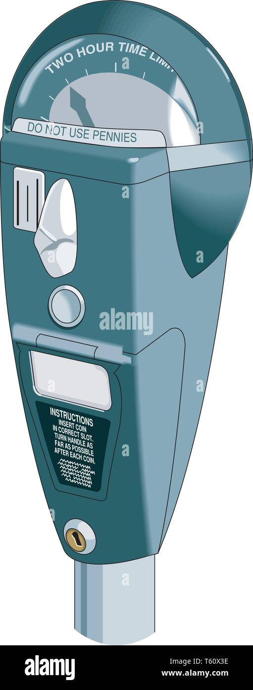 Parking Meter Vector Illustration Stock Vector Image & Art - Alamy
