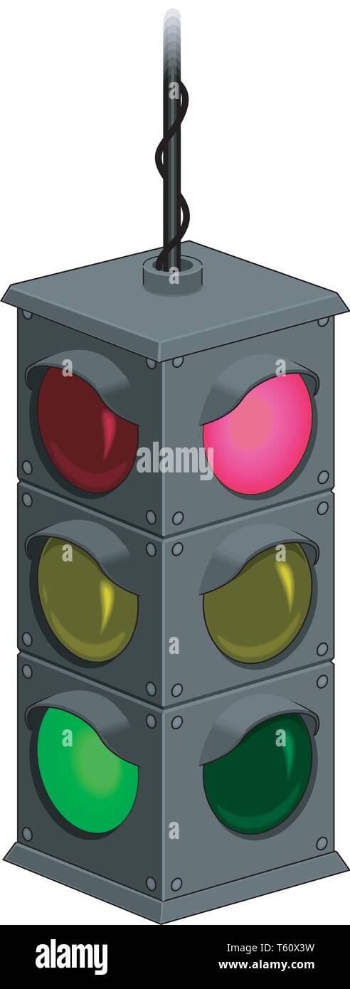 Traffic Light Vector Illustration Stock Vector Image & Art - Alamy