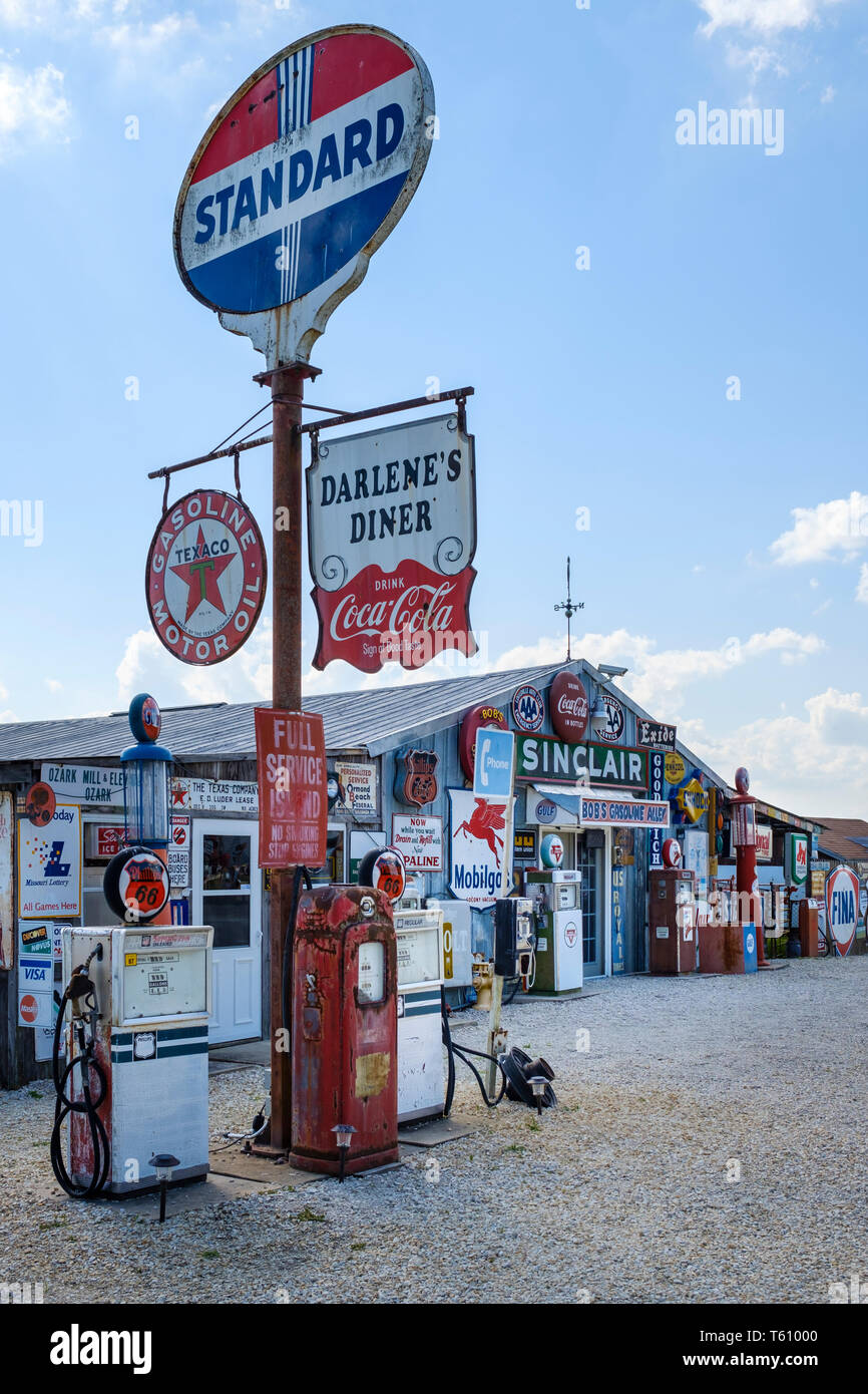 Classic Bobs Gasoline Alley collection of U.S. Route 66 related stuff