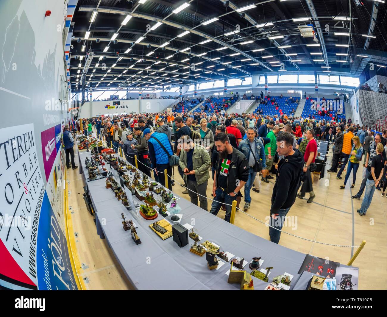 Mosonmagyarovar Hungary 2019 Moson model show plastic modeling exhibition compettition event Stock Photo