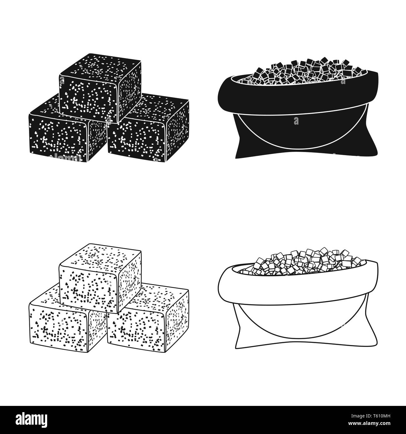 cube,piece,food,granulated,ingredient,brown,diabetes,jaggery,white,plastic,carbohydrate,sack,squares,powder,sweetness,capacity,dessert,cooking,farm,agriculture,sucrose,technology,sugarcane,cane,sugar,field,plant,plantation,set,vector,icon,illustration,isolated,collection,design,element,graphic,sign, Vector Vectors , Stock Vector