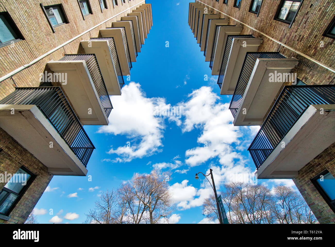 Toronto Apartment building complex in Toronto Midtown Stock Photo Alamy