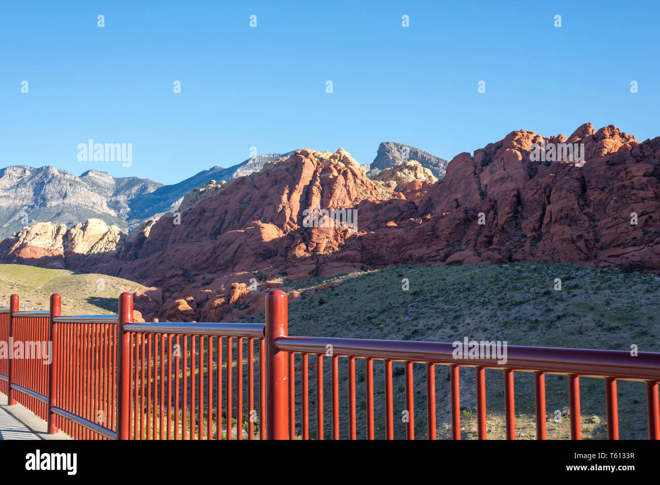 Nature landscape at Red Rock Canyon National Conservation Area. Las Vegas, Nevada, USA. Stock Photo