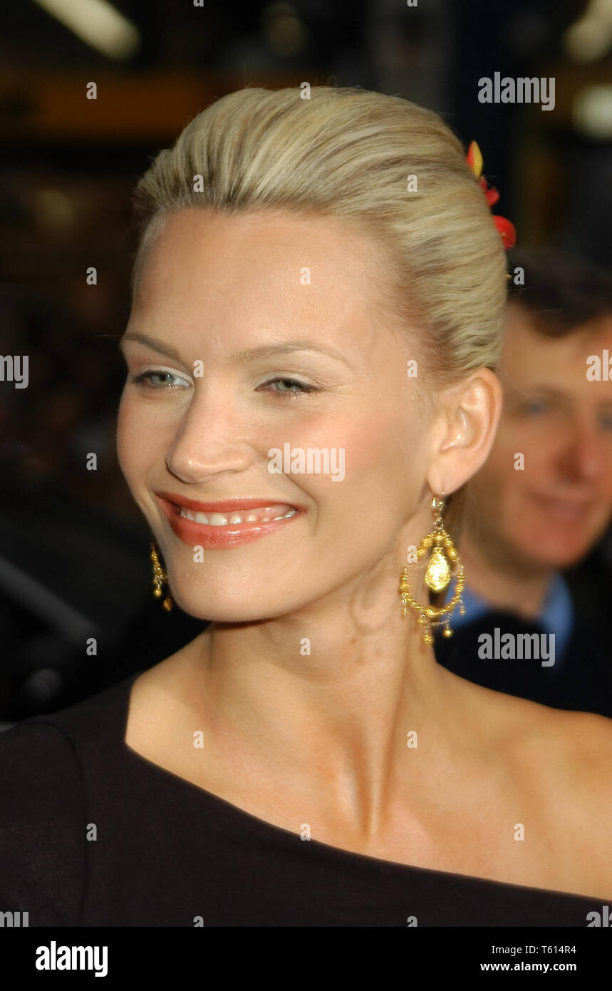 Natasha Henstridge at the Premiere of Columbia Pictures' 'Charlie's Angels: Full Throttle', held at Grauman's Chinese Theater in Hollywood, CA. The event took place on Wednesday, June 18, 2003. Photo by: SBM / PictureLux  File Reference # 33790 1510SBMPLX Stock Photo