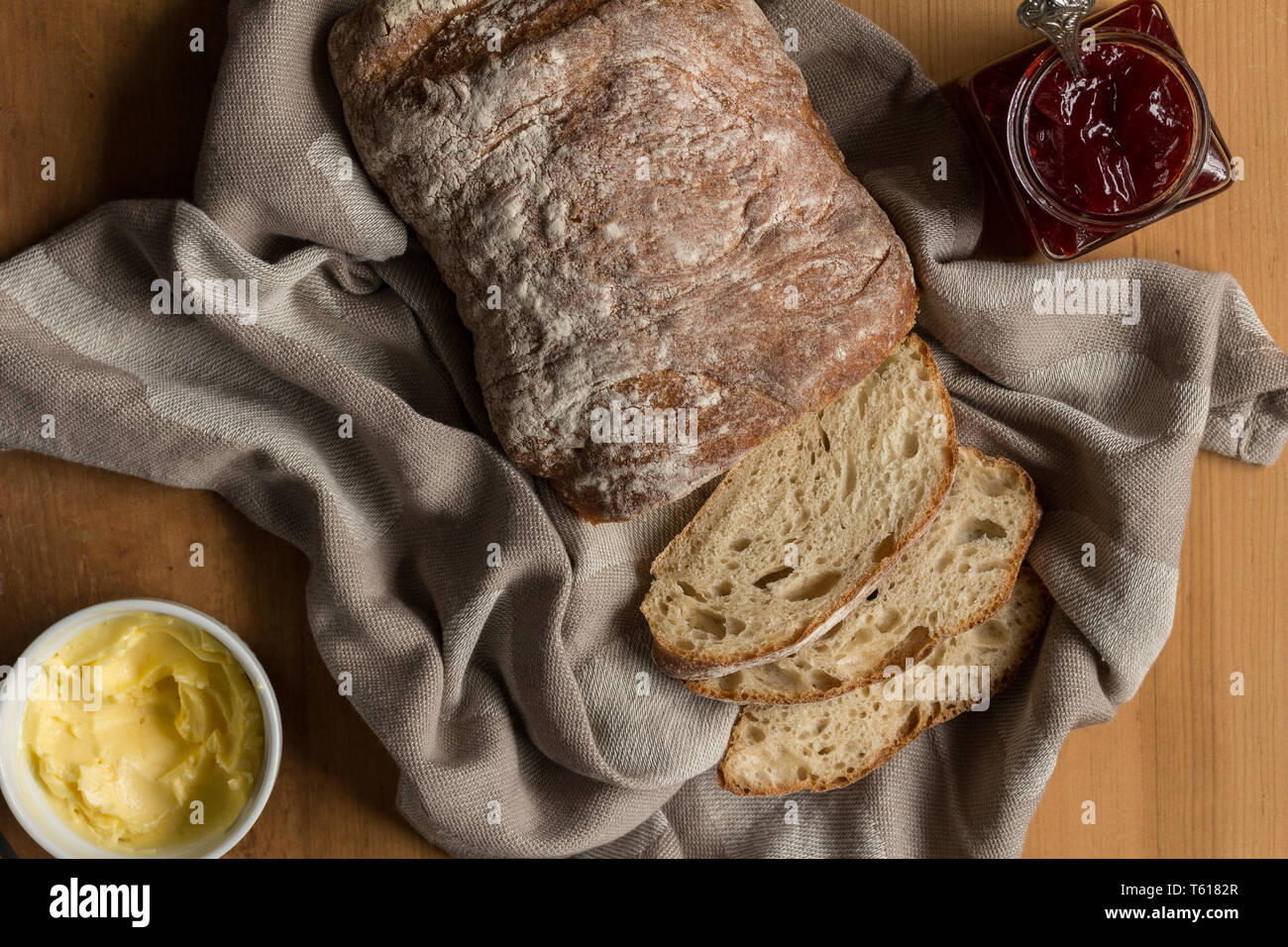 Sourdough butter jam flour hires stock photography and images Alamy
