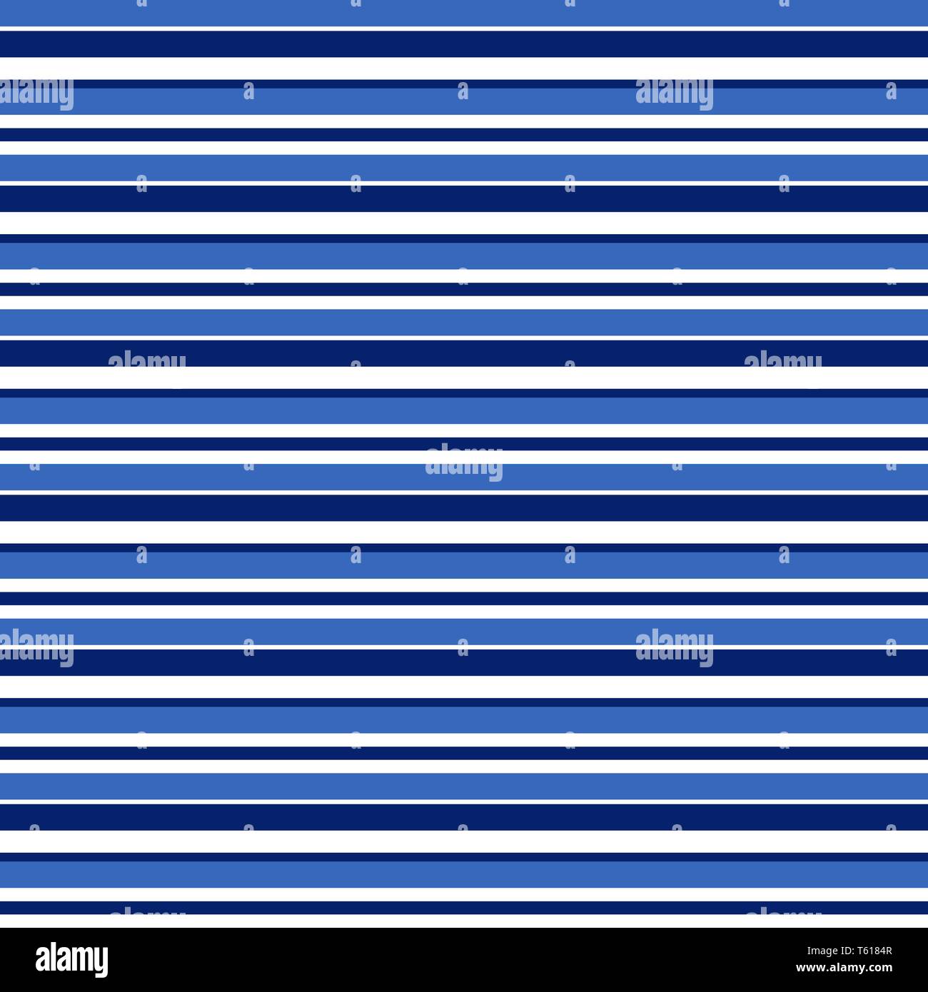 Horizontal Seamless Straight Lines White And Blue Colors Variable