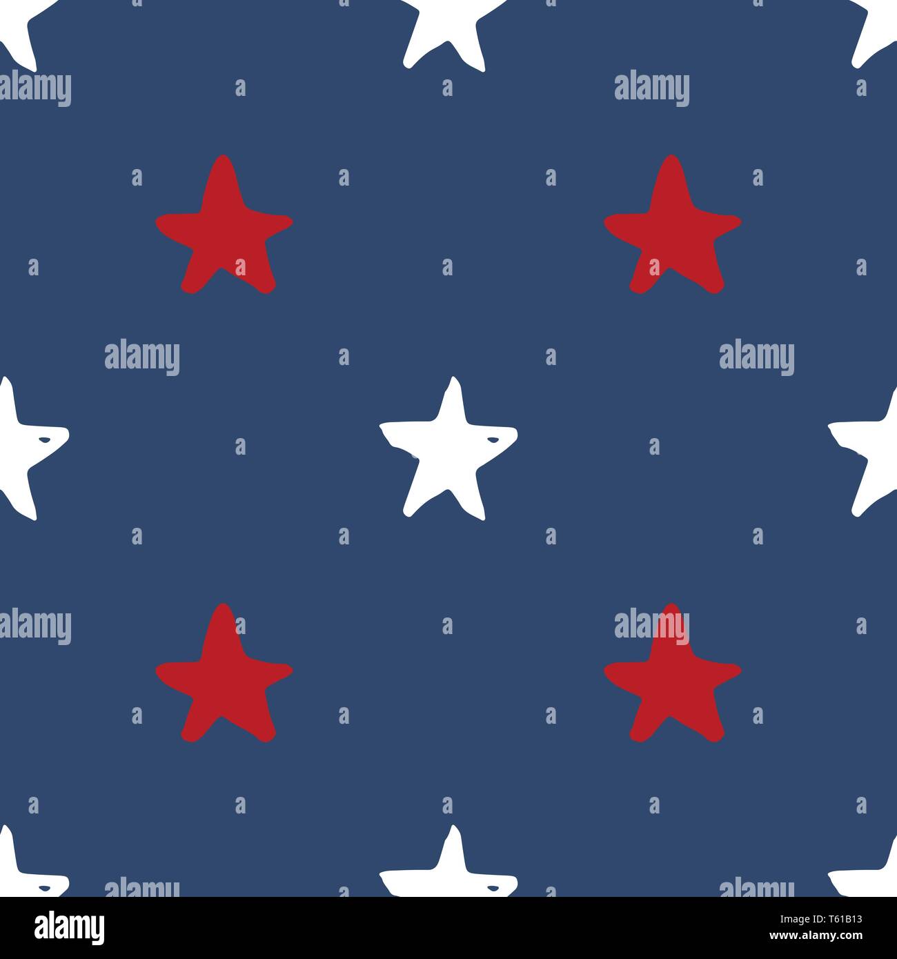 Star seamless pattern, Hand drawn sketched doodle stars, vector ...