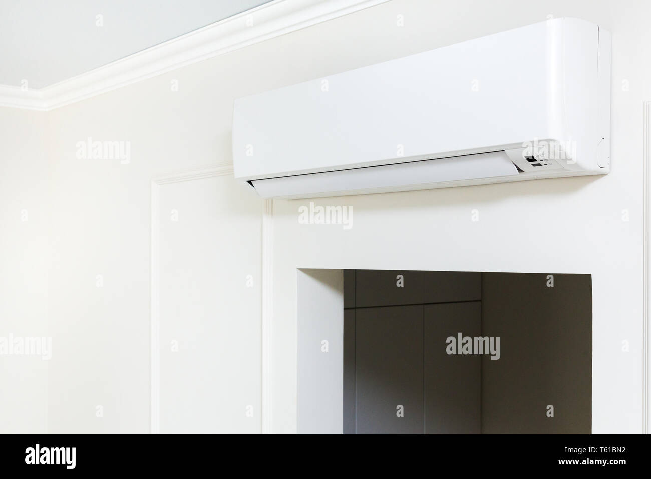 Air conditioning in a modern apartment in the bright Scandinavian style ... - Scandinavian Property With In-Unit Air Conditioning