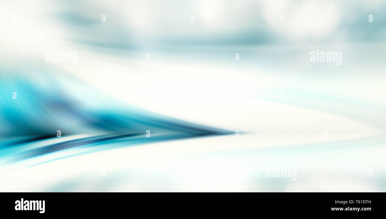 Room reflections motion blur futuristic background Stock Photo