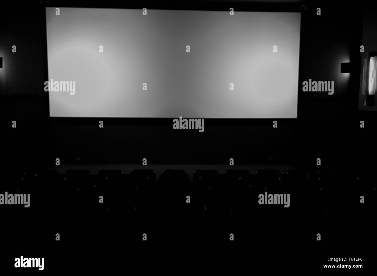 Empty theater seats Black and White Stock Photos & Images - Alamy