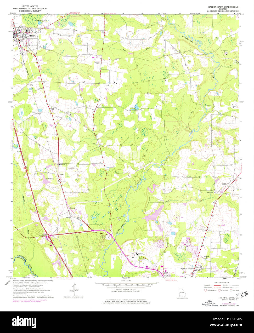 Map of hahira hires stock photography and images Alamy