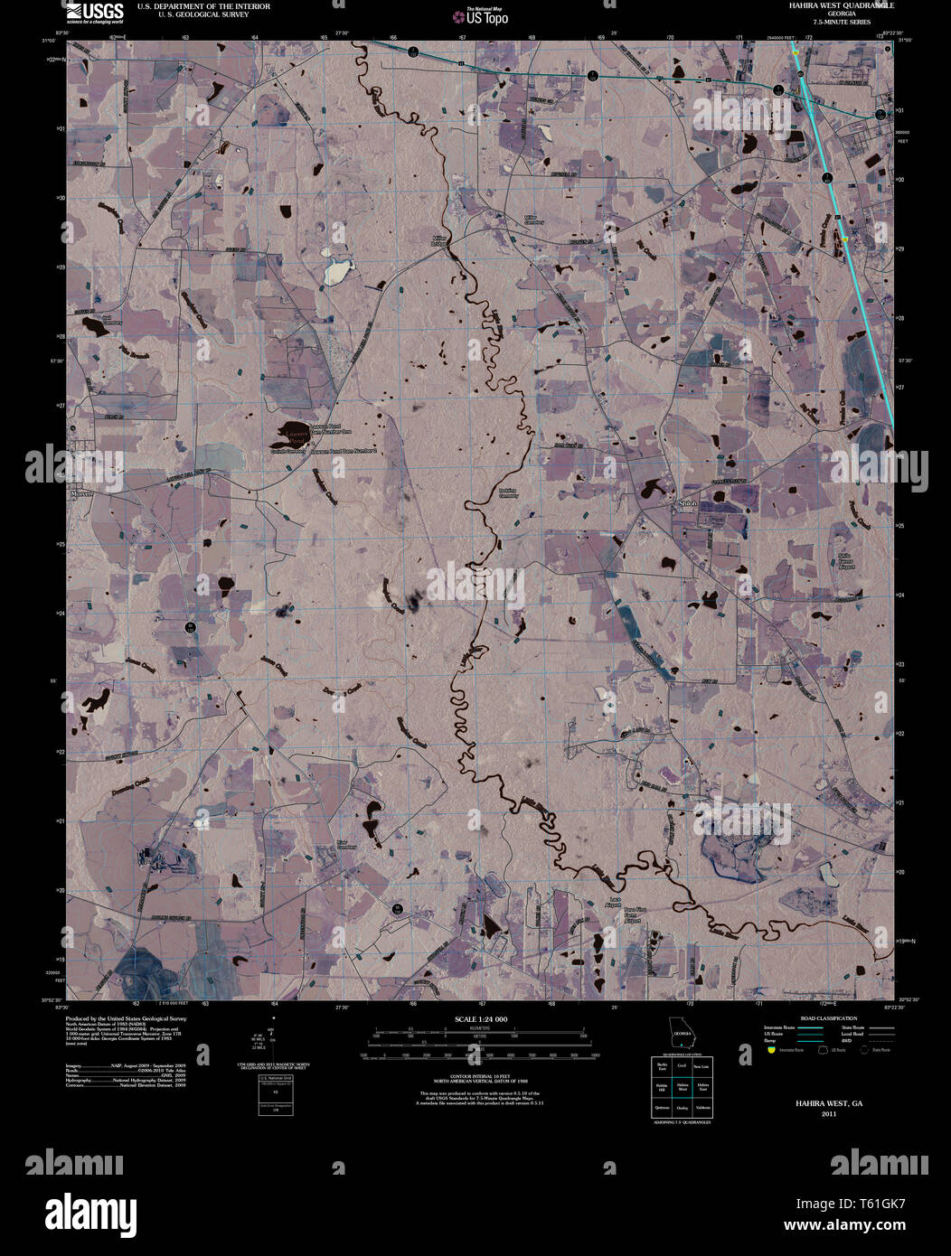 Hahira map hires stock photography and images Alamy