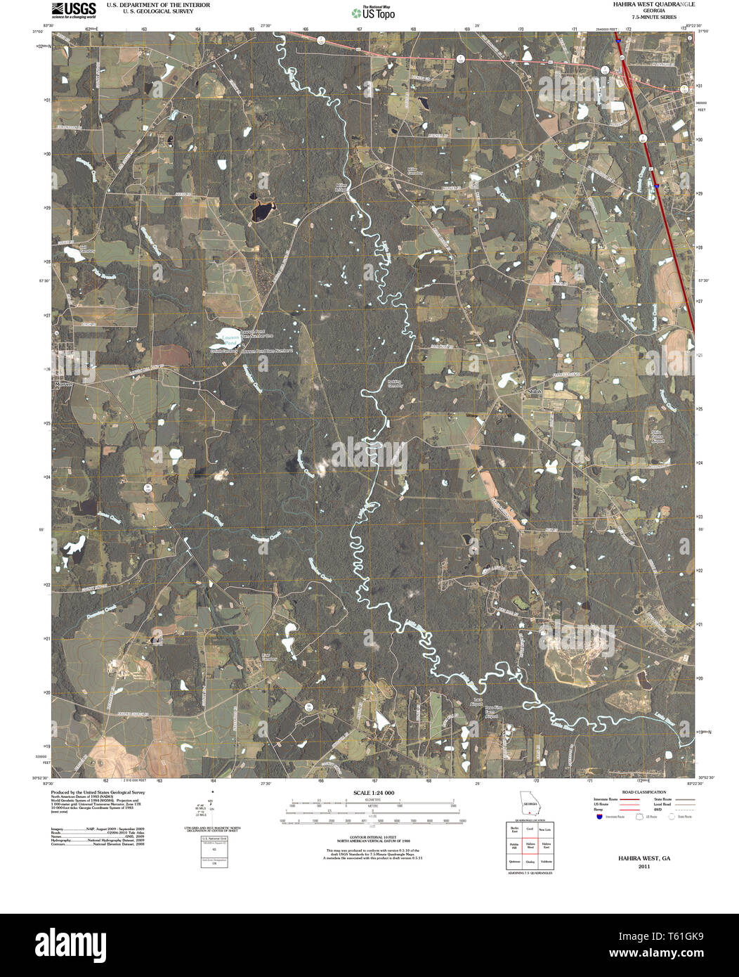 Hahira map hires stock photography and images Alamy