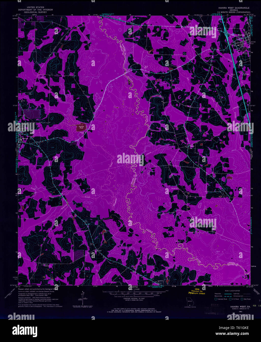 Hahira map hires stock photography and images Alamy